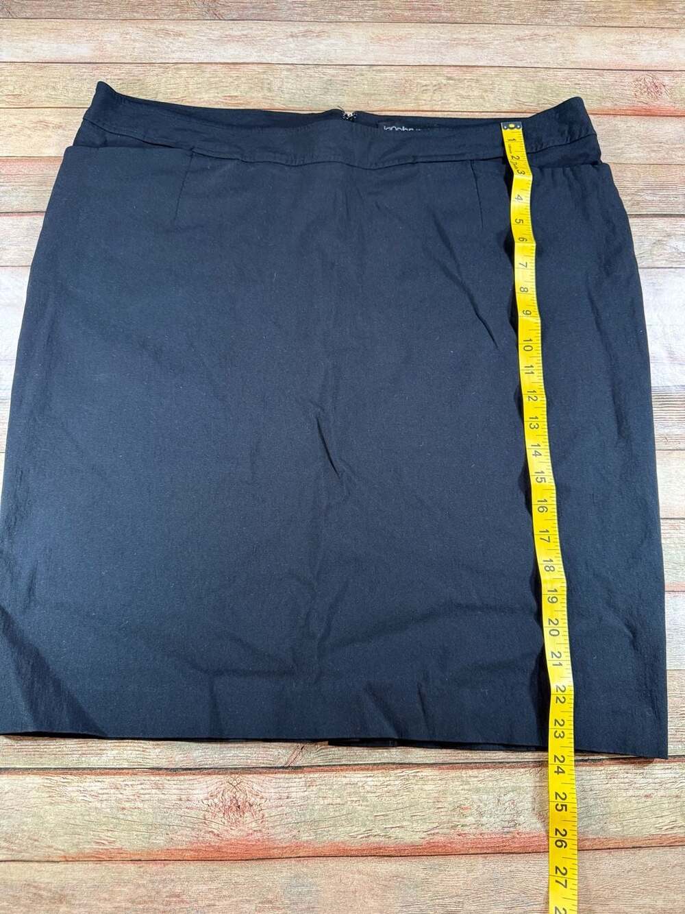 Lane Bryant Women's Black Ponte Pencil Skirt Size 18